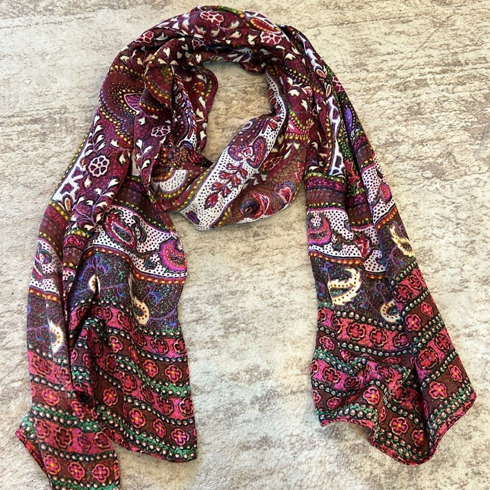Echo Multicolor Paisley Skirt